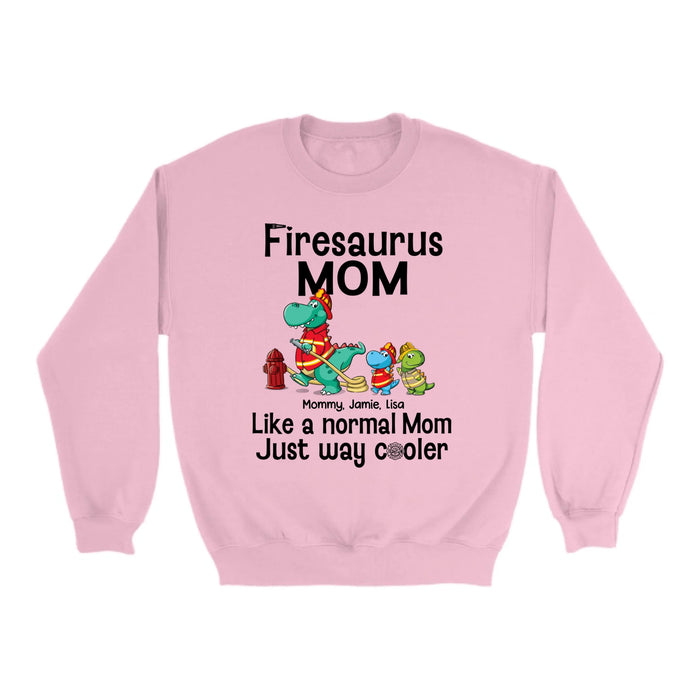 Firesaurus Mom - Personalized Gifts Custom Firefighter Shirt For Mother Father, Firefighter Gifts