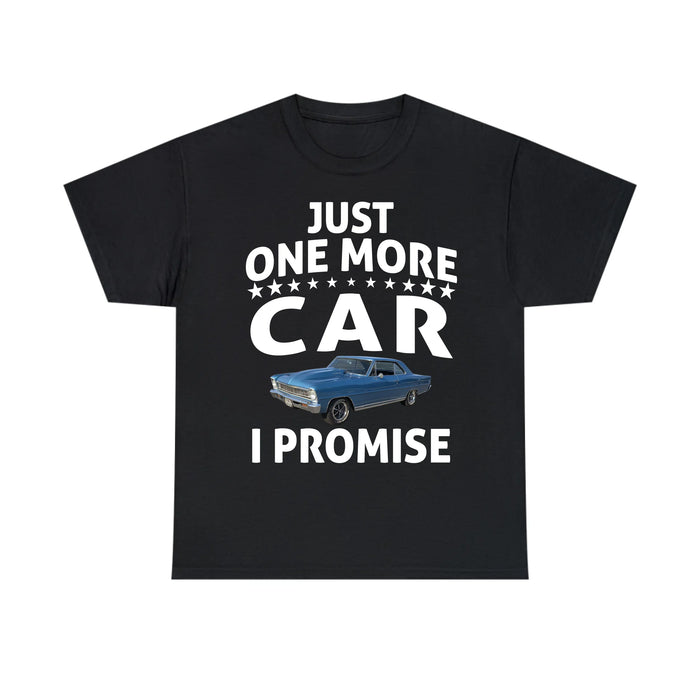Personalized Just One More Car I Promise Shirt, Custom Car Photo Shirt, Gift for For Him, Car Enthusiasts