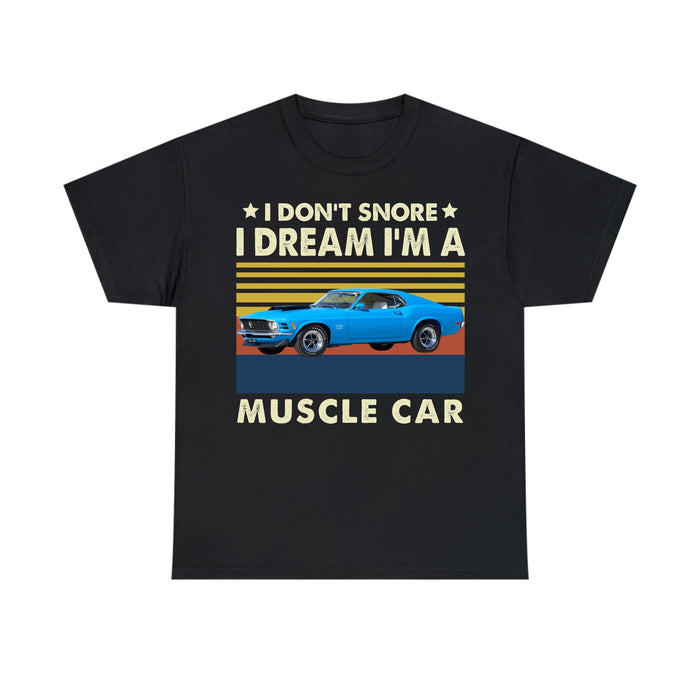 Personalized I Don't Snore Shirt, Custom Car Photo Shirt, Gift for For Him, Car Enthusiasts