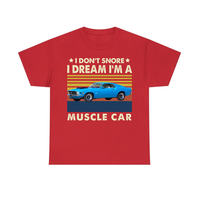 Personalized I Don't Snore Shirt, Custom Car Photo Shirt, Gift for For Him, Car Enthusiasts