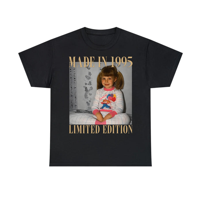 Personalized Vintage Photo Shirt, Custom Year Birthday Shirt, Retro Birthday Gift