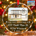 Watercolor Farmhouse Christmas Ornament Mockup