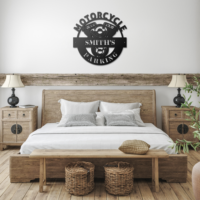 Custom_Motorcycle_Parking_Monogram_Sign__Black_Farmhouse_Bedroom_Mockup.png