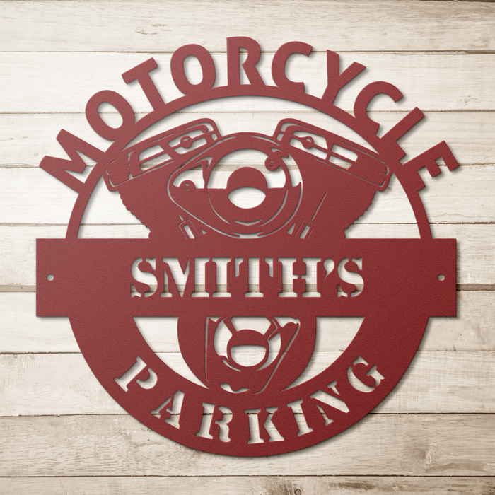 Custom_Motorcycle_Parking_Monogram_Sign__Red_Simple_Wood_BKGD_Mockup.png