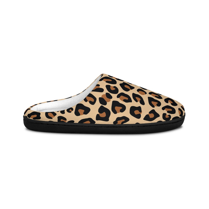 Brown Leopard Print Slippers for Women