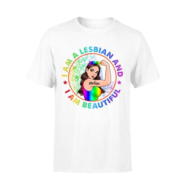 Personalized Shirt, LGBT Strong Woman, Gifts for Lesbian