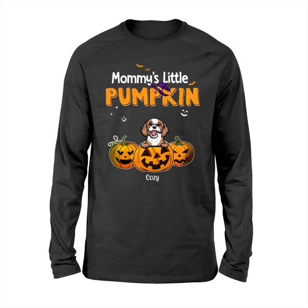 Mommy's Little Pumpkin - Halloween Personalized Gifts Custom Dog Shirt for Dog Mom, Dog Lovers