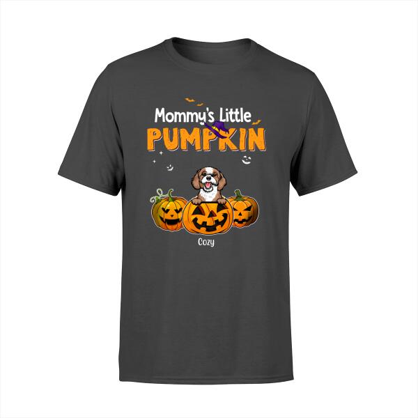 Mommy's Little Pumpkin - Halloween Personalized Gifts Custom Dog Shirt for Dog Mom, Dog Lovers