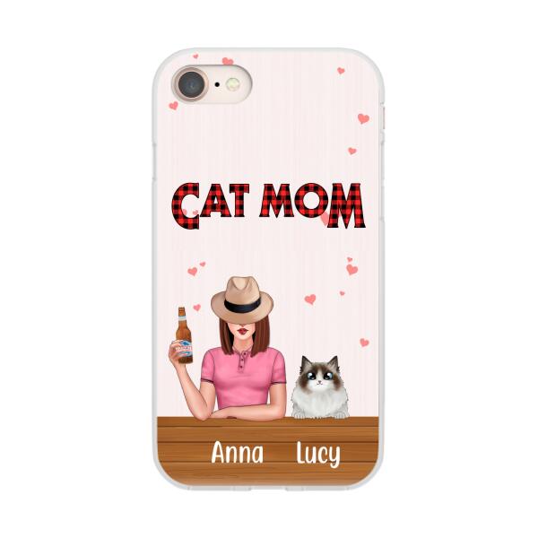 Custom Phone Case for Cat Mom - Personalized Gifts for Cat Lovers