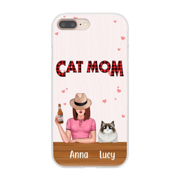 Custom Phone Case for Cat Mom - Personalized Gifts for Cat Lovers