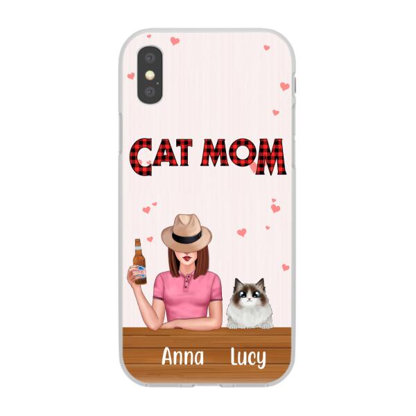 Custom Phone Case for Cat Mom - Personalized Gifts for Cat Lovers