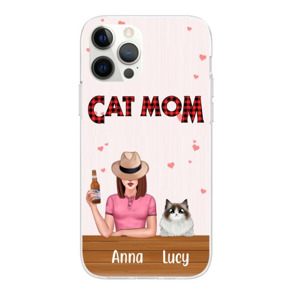 Custom Phone Case for Cat Mom - Personalized Gifts for Cat Lovers