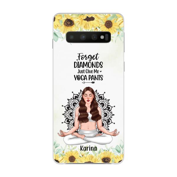 Personalized Phone Case, Just A Girl Who Loves Yoga, Gift For Yoga Lovers