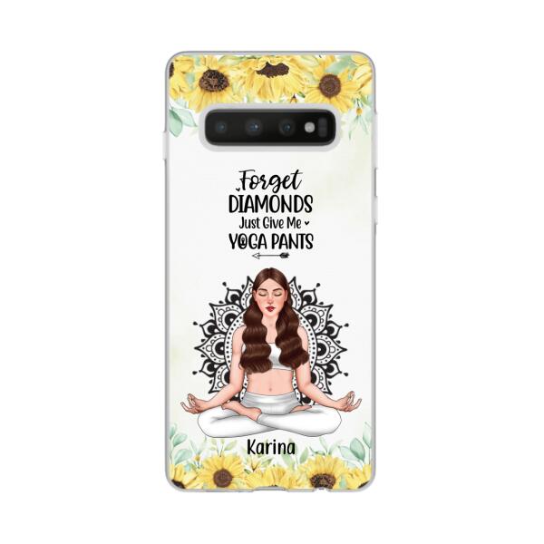 Personalized Phone Case, Just A Girl Who Loves Yoga, Gift For Yoga Lovers