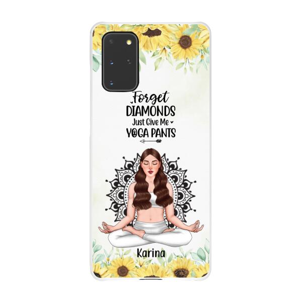 Personalized Phone Case, Just A Girl Who Loves Yoga, Gift For Yoga Lovers