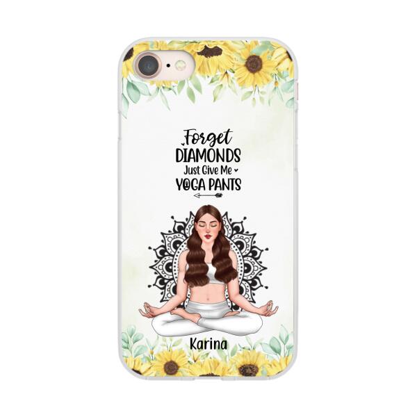 Personalized Phone Case, Just A Girl Who Loves Yoga, Gift For Yoga Lovers