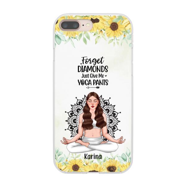 Personalized Phone Case, Just A Girl Who Loves Yoga, Gift For Yoga Lovers