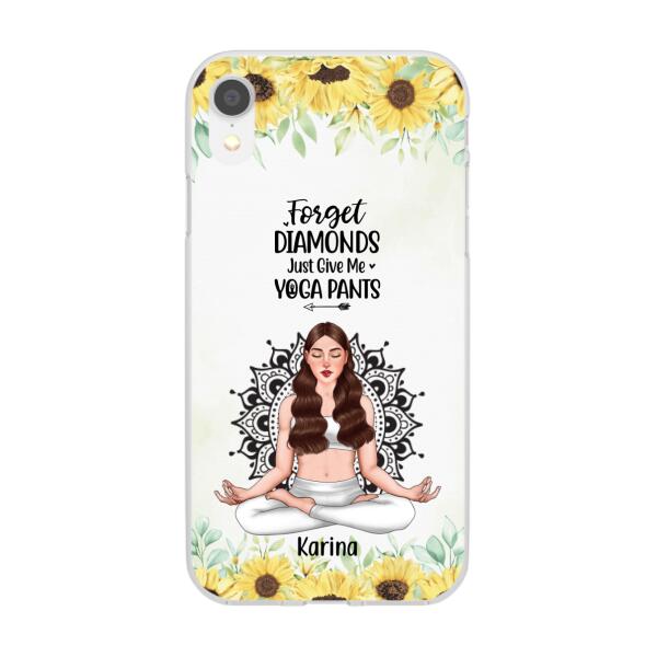 Personalized Phone Case, Just A Girl Who Loves Yoga, Gift For Yoga Lovers