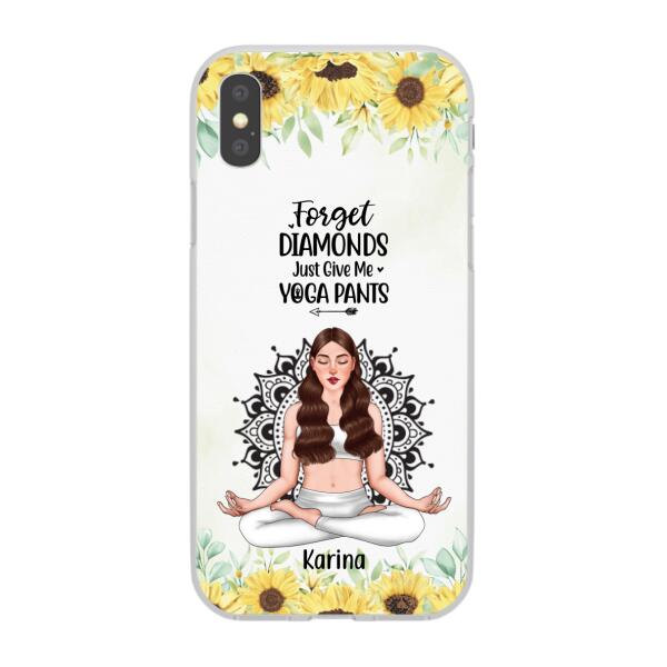 Personalized Phone Case, Just A Girl Who Loves Yoga, Gift For Yoga Lovers