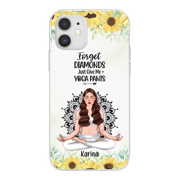 Personalized Phone Case, Just A Girl Who Loves Yoga, Gift For Yoga Lovers