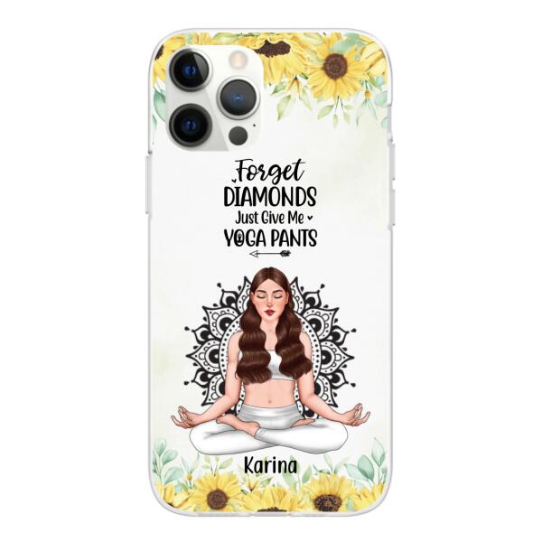 Personalized Phone Case, Just A Girl Who Loves Yoga, Gift For Yoga Lovers