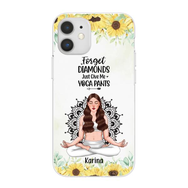 Personalized Phone Case, Just A Girl Who Loves Yoga, Gift For Yoga Lovers