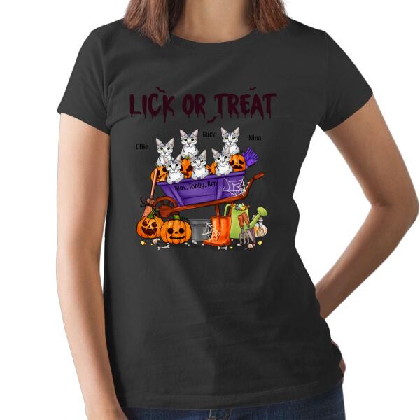 Personalized Shirt, Up To 6 Cats, Halloween Is Better With Cats, Gift For Cat Lovers