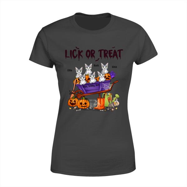 Personalized Shirt, Up To 6 Cats, Halloween Is Better With Cats, Gift For Cat Lovers