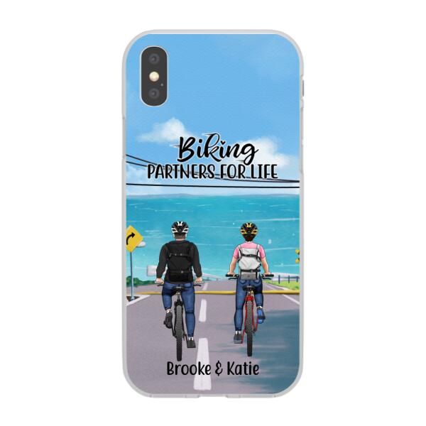 Personalized Phone Case, Cycling Partners and Friends, Gift For Cycling Lovers