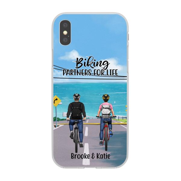 Personalized Phone Case, Cycling Partners and Friends, Gift For Cycling Lovers