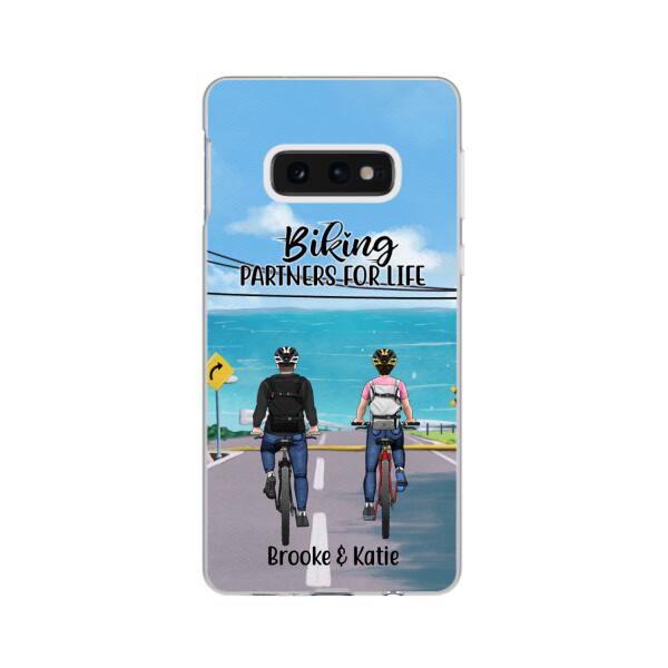 Personalized Phone Case, Cycling Partners and Friends, Gift For Cycling Lovers