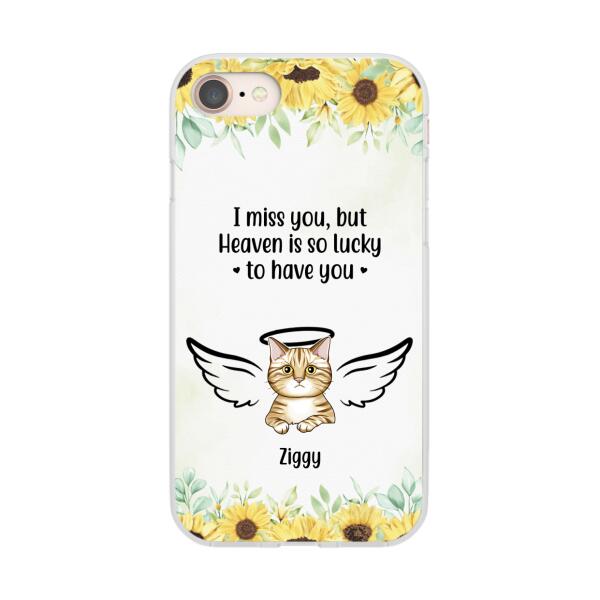 I Miss You - Personalized Gifts Custom Memorial Phone Case for Cat Mom, Memorial Gifts