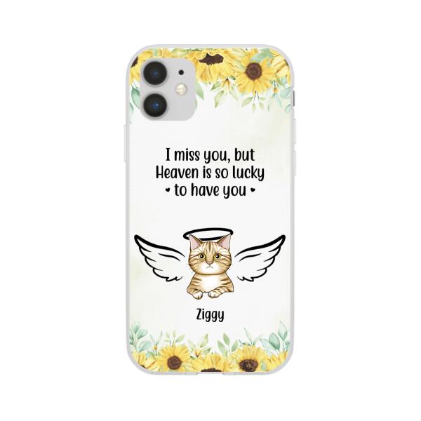 I Miss You - Personalized Gifts Custom Memorial Phone Case for Cat Mom, Memorial Gifts