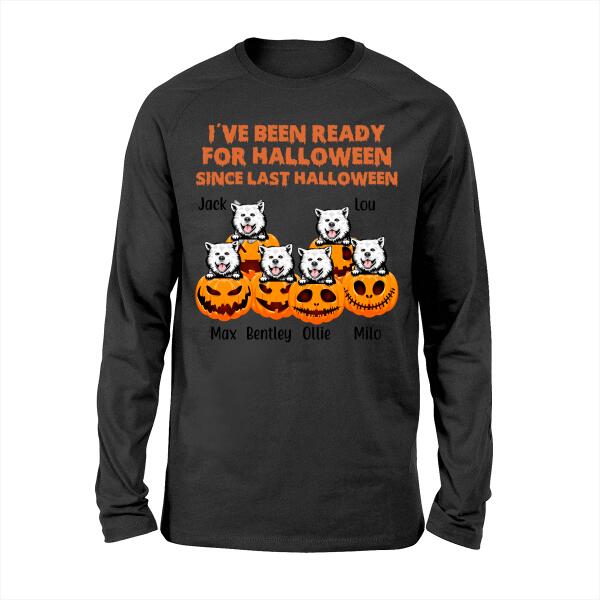 Personalized Shirt, Up To 6 Pets, I'm Ready For Halloween, Gift For Dog Lovers, Cat Lovers