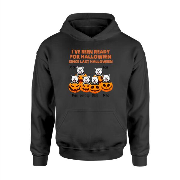 Personalized Shirt, Up To 6 Pets, I'm Ready For Halloween, Gift For Dog Lovers, Cat Lovers