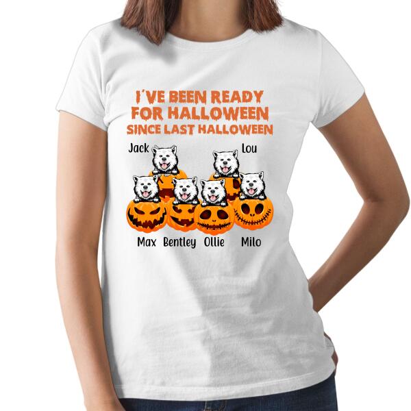 Personalized Shirt, Up To 6 Pets, I'm Ready For Halloween, Gift For Dog Lovers, Cat Lovers