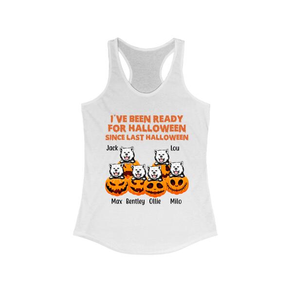 Personalized Shirt, Up To 6 Pets, I'm Ready For Halloween, Gift For Dog Lovers, Cat Lovers