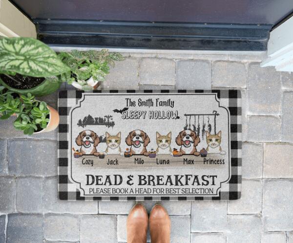 Personalized Gifts Custom Doormat for Dog and Cat - Best Selection at Please Book a Head