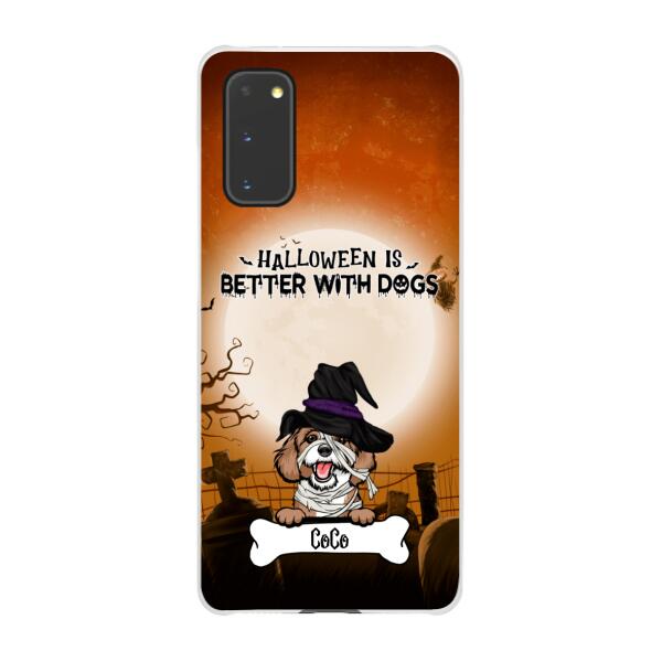 Personalized Phone Case, Beware of the Dogs Halloween Gifts For Dog Lovers