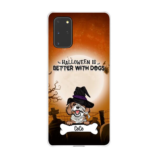 Personalized Phone Case, Beware of the Dogs Halloween Gifts For Dog Lovers