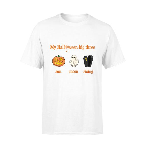 Personalized Shirt, My Halloween Big Three, Halloween Gifts, Gift For Halloween Lovers