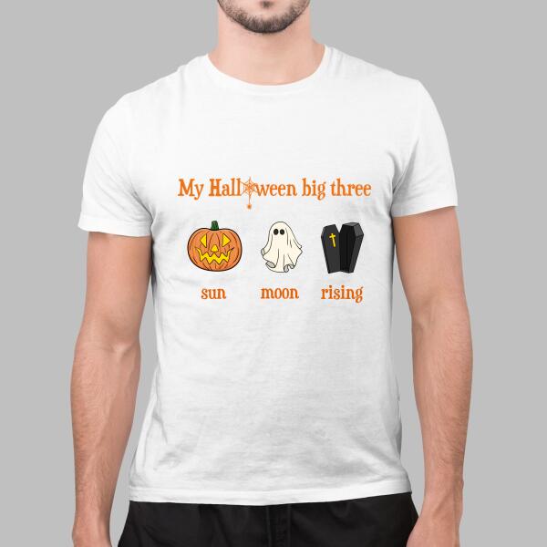 Personalized Shirt, My Halloween Big Three, Halloween Gifts, Gift For Halloween Lovers