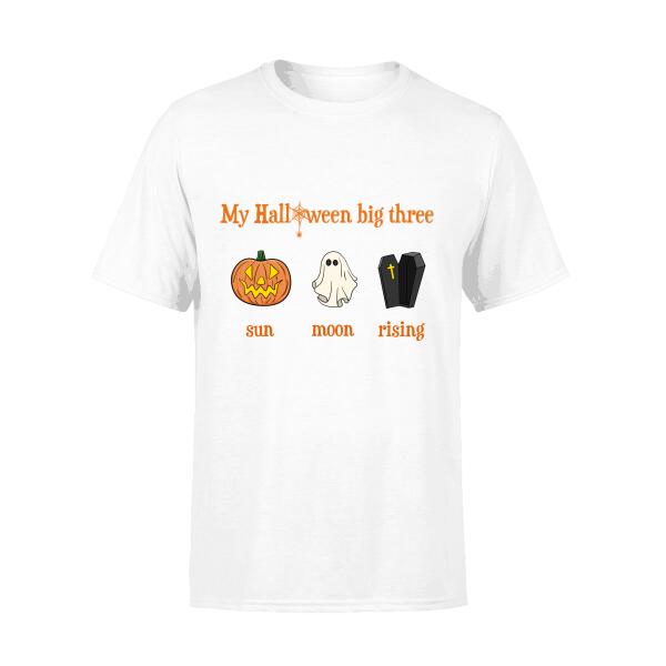 Personalized Shirt, My Halloween Big Three, Halloween Gift, Gift for Halloween Lovers