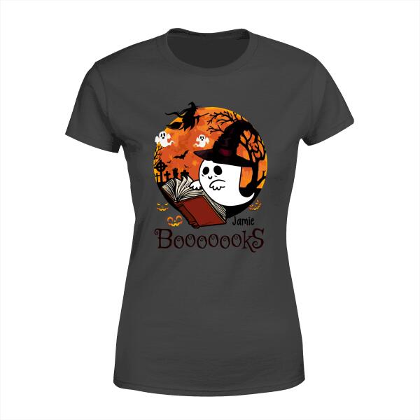 Personalized Shirt, Boo Books, Halloween Gift For Bookworms, Gift For Book Lovers