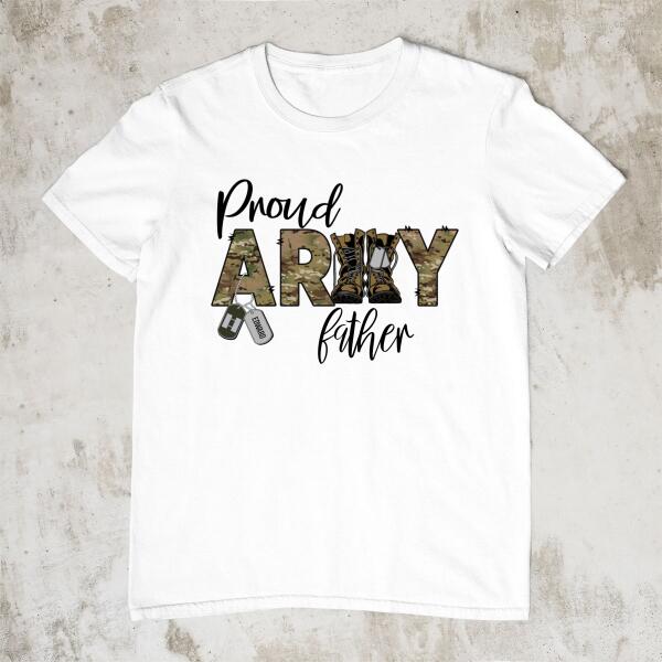 Personalized Shirt, Proud Army Family Member, Gifts For Army Family, Military Family Gifts