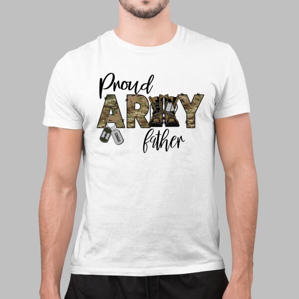 Personalized Shirt, Proud Army Family Member, Gifts For Army Family, Military Family Gifts