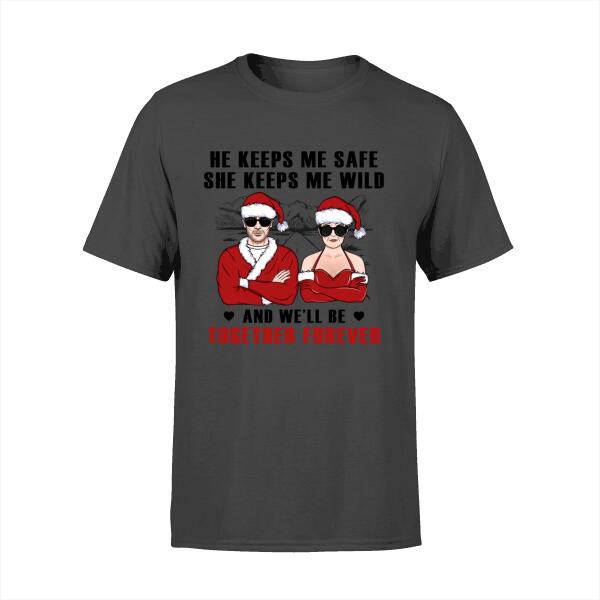 Personalized Shirt, We'll Be Together Forever, Christmas Theme, Christmas Gift For Couples