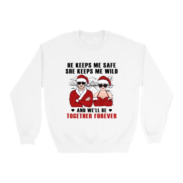 Personalized Shirt, We'll Be Together Forever, Christmas Theme, Christmas Gift For Couples