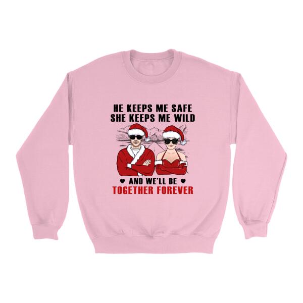 Personalized Shirt, We'll Be Together Forever, Christmas Theme, Christmas Gift For Couples