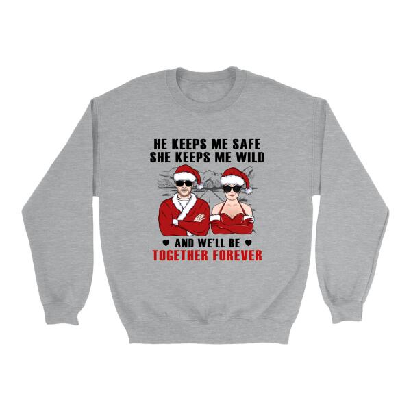 Personalized Shirt, We'll Be Together Forever, Christmas Theme, Christmas Gift For Couples